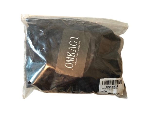 OMKAGI NWT Strappy Backless One Piece Bodycon Romper in Black Size Small - Picture 8 of 14